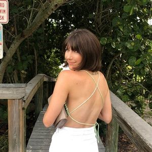 Zara tie in the back crop top